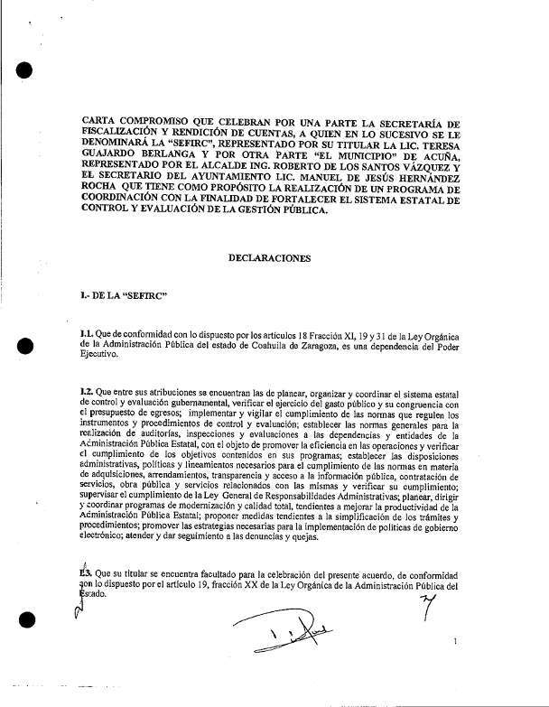 Carta Compromiso Acuña – SEFIRC